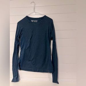 Figs Underscrub long sleeves , size small , Navy Blue